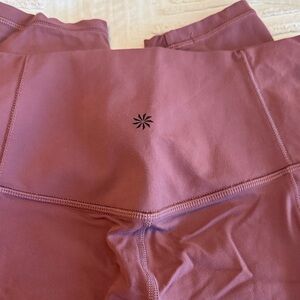 Athleta Mauve High-Rise Leggings